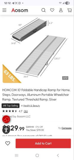 Foldable Handicap Ramp