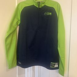 Seahawks Quarter Zip Pullover