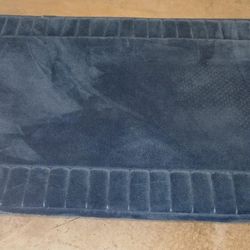 Blue Bathroom Rug 