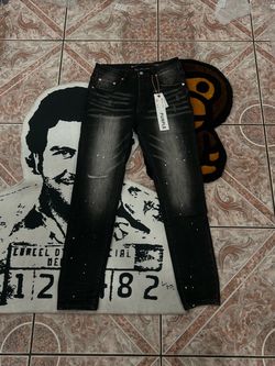 Purple jeans