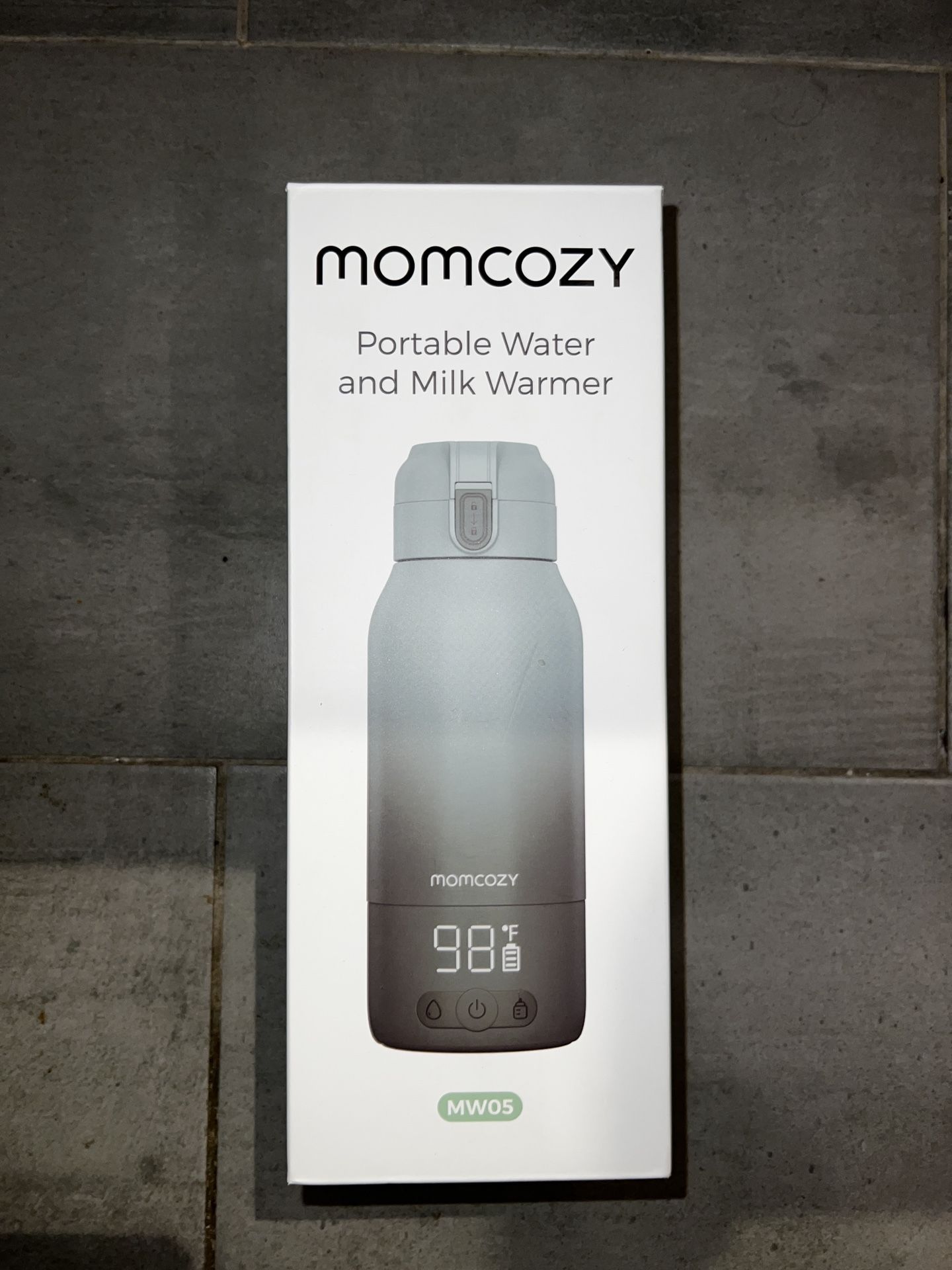 Momcozy Portable Milk Warmer for Travel – Dual Heating Modes for Breast Milk & Water, Portable Bottle Warmer with Fast Heating & Long Battery Life, 17