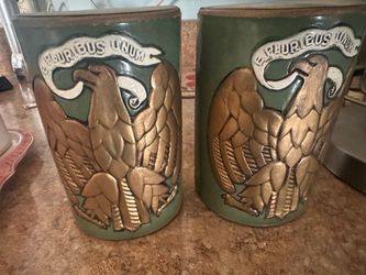 Antique book ends