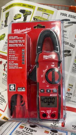 Milwaukee 400 amp clamp meter