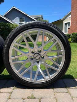 5 lug nut rims & TIRES/ rines & LLANTAS de 5 birlos (5x120) size: 20”