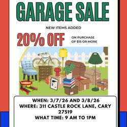 Garage Sale with Exciting Discount 