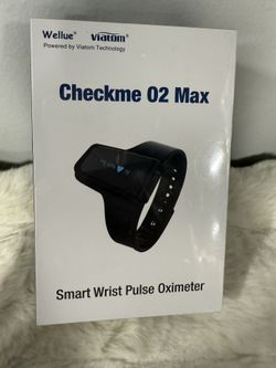 Wellue Checkme O2 Max Pulse Oximeter, Blood Oxygen Monitor with New Band