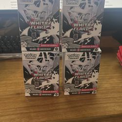 White Flare Booster Bundle Lot Of 4