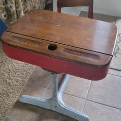 Antique-y School Desk