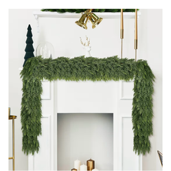 Zeqalb 6FT Realistic Faux Cedar Garland Bendable Branches