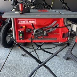 Craftsman 10" 15-Amp Table Saw with Folding Stand