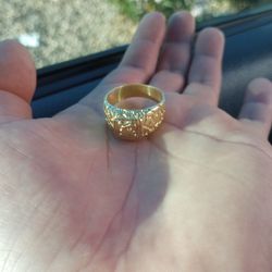 14k Gold Ring /Nugget