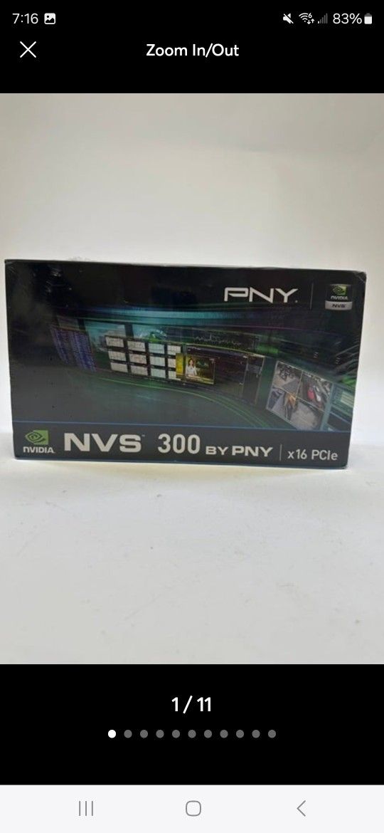 Graphic Cards Sealed New NY NVIDIA NVS 300 x16 PCIe 512MB DDR3