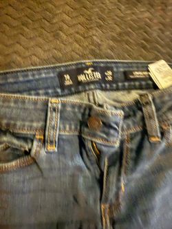 Hollister girl jeans size 28W L 32 7 R
