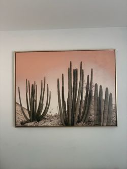 Cactus painting Wall Art