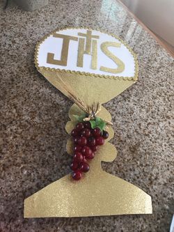 Copa decoración para primera comunión