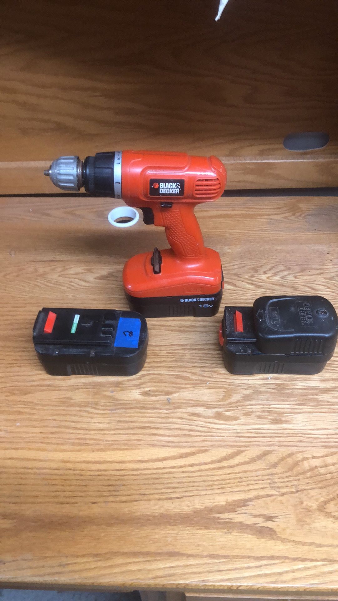 3 /18 V Battery And Charger Black And Decker Drill