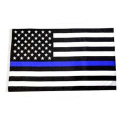 3 X 5 Thin Blue Line Blue Lives Matter Flag 
