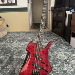 BC Rich NJ Series Mockingbird 4 String Electric Bass Guitar