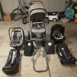 Full Set - Nuna Pipa Lite RX + LX
- Infant Car Seat + Base (x2) &
Mixx Next Stroller Set
