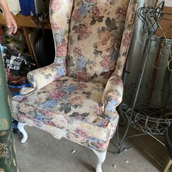 Antique Flower Chair 