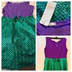 Funna Mermaid Costume Dress Girls XL