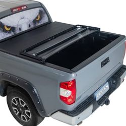 Logan Tonneau Cover Soft Tri-Fold Truck Bed for 2024 Toyota Tacoma 5ft