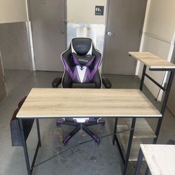 Escritorio y silla gaming