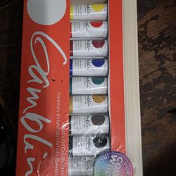 Artist oil set with palette