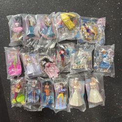 McDonald's Mattel Barbie and Friends Happy Meal Toy Doll Lot Ken Bubble Angel