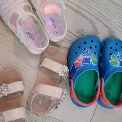 Kids Slippers And Shoes Sizes 9,10