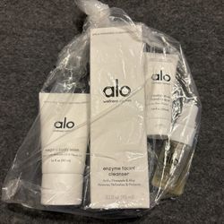 alo skincare and yoga wear