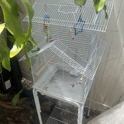 White  Large Bird Cage For Any kind 