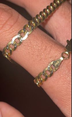 Diamond cut Cuban 14k