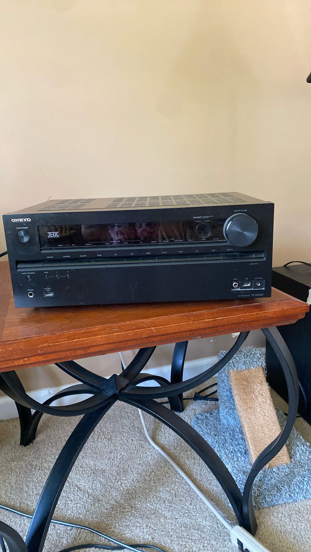 Onkyo THX Model TX-NR609 W/subwoffer And speakers