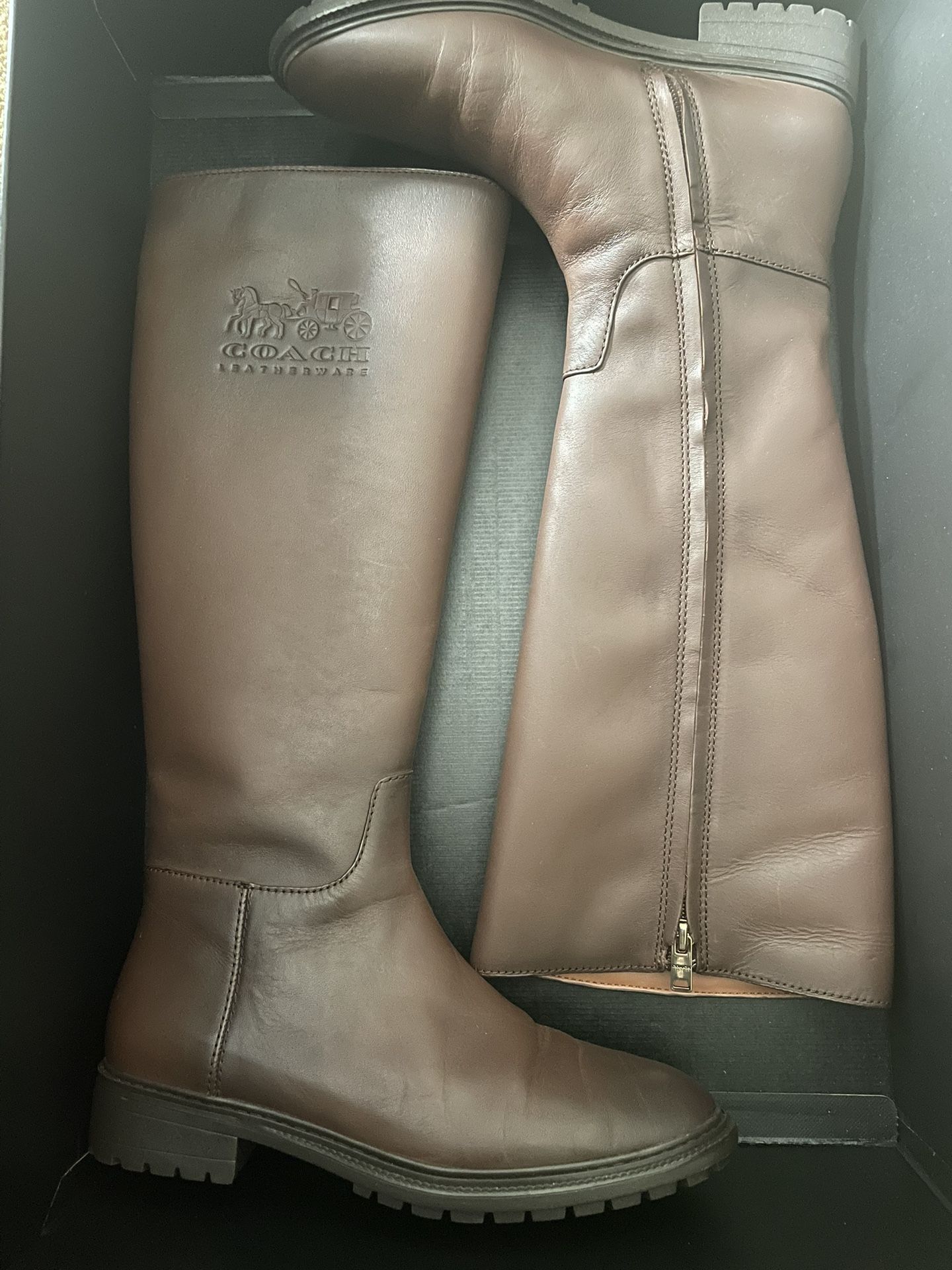 New Coach Flynn Leather Boots