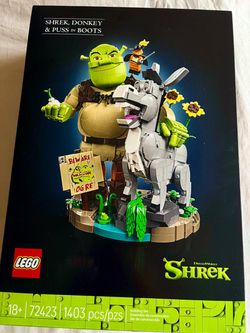 LEGO Shrek Shrek, Donkey & Puss in Boots 72(contact info removed)pcs 18+ Brick Sep