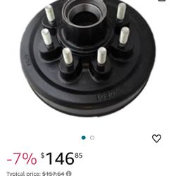 Replacement 12" X 2" Hub & Drum for 8K Lippert Hybrid Axles 8-5/8" Studs