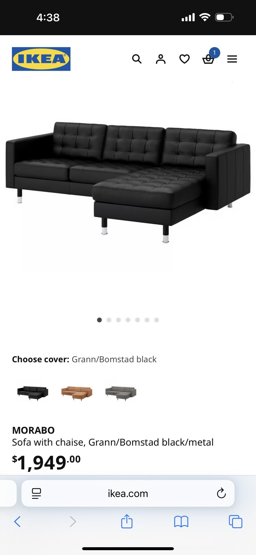 IKEA Morabo Couch Sofa