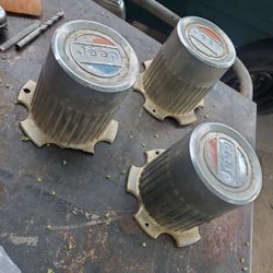 Original Jeep Hubcaps 
