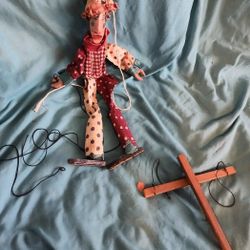 Rare Vintage (early 1960s) Handmade Marionette Puppets