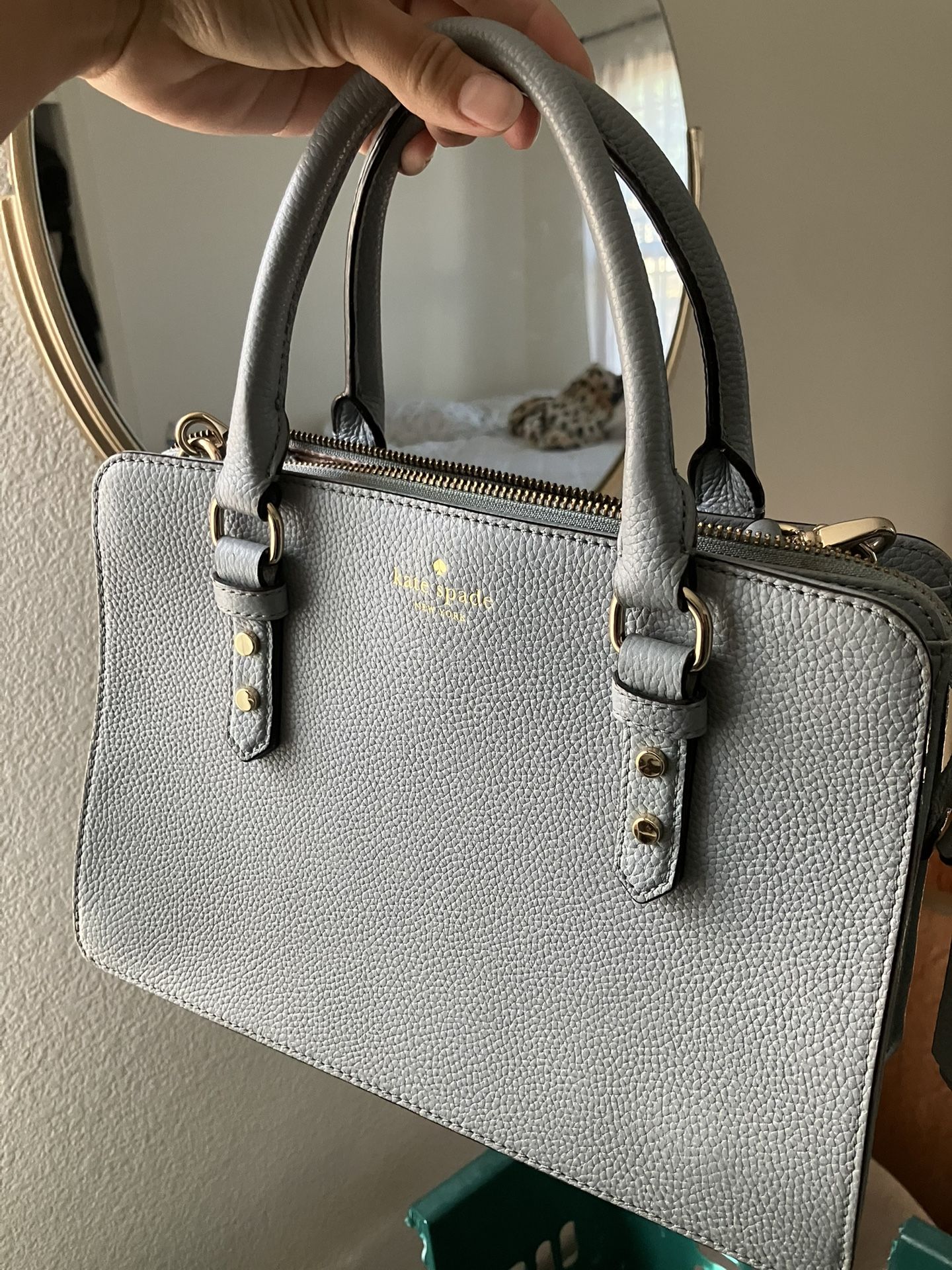 Kate Spade Dust Blue Crossbody Satchel