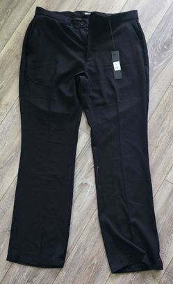 Golden Hour Slit Slim Flare Trousers - Black