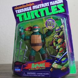 Teenage Mutant Ninja Turtle Raphael 2012 TMNT Nickelodeon Raph + Game Code 