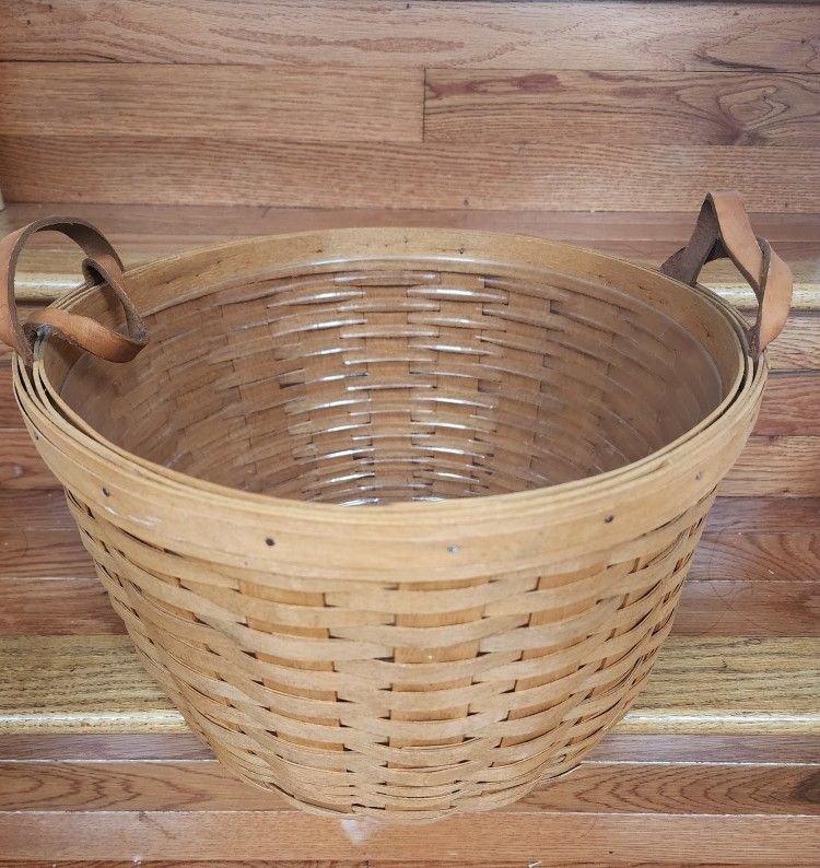 Longaberger Hostess Only 1995 Wildflower Basket, With Protector.