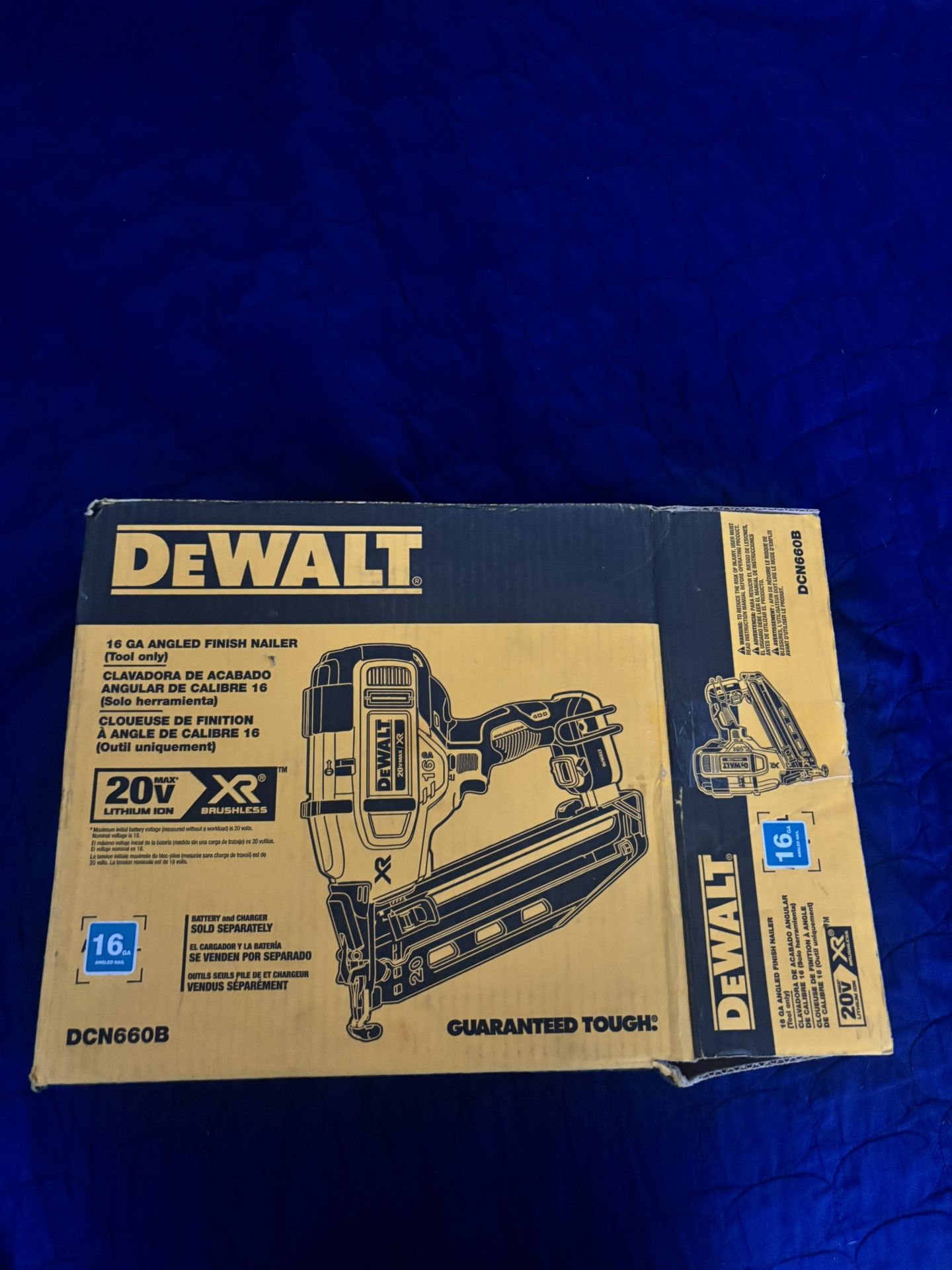 DeWalt 16 GA Angled Finish Nailer (Tool Only)