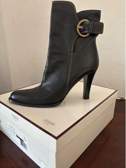 Coach Nancie Soft Calf Ankle Boot size 10