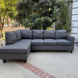 ❗️Free Delivery❗️gray Sectional