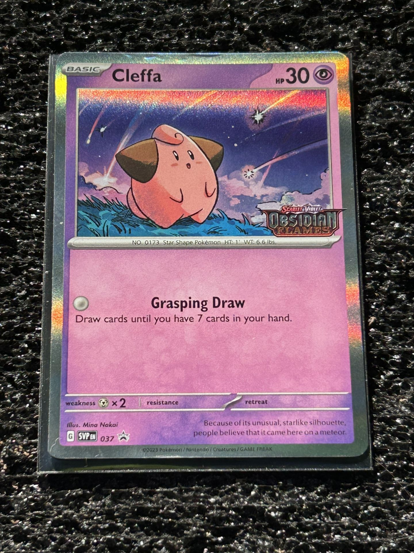 Pre-Release Cleffa #037 BSP Pokemon TCG NM/Mint Condition