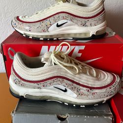Nike Air Max 97 premium sail/black-university red
