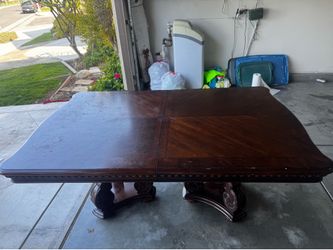 Wood table